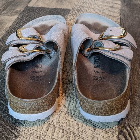 Birkenstock Arizona Sandals Suede Leather Birks - Picture 4 of 7